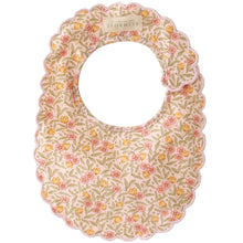 Load image into Gallery viewer, Scallop Bib Blossom Lily Pink | Alimrose
