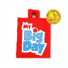 Load image into Gallery viewer, FABRIC ACTIVITY BOOK - MY BIG DAY - RED
