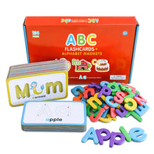 Load image into Gallery viewer, FLASHCARDS &amp; ABC MAGNETIC LETTERS
