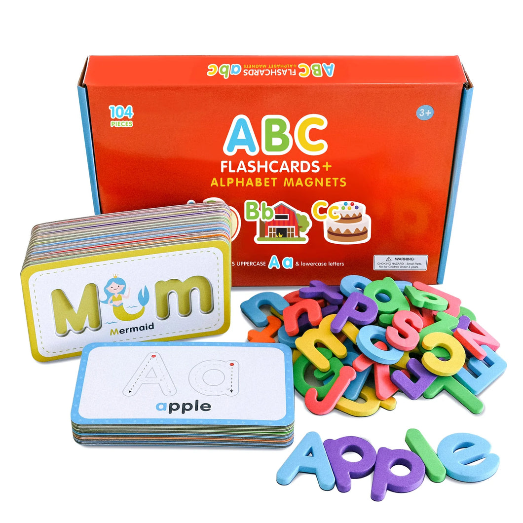 FLASHCARDS & ABC MAGNETIC LETTERS