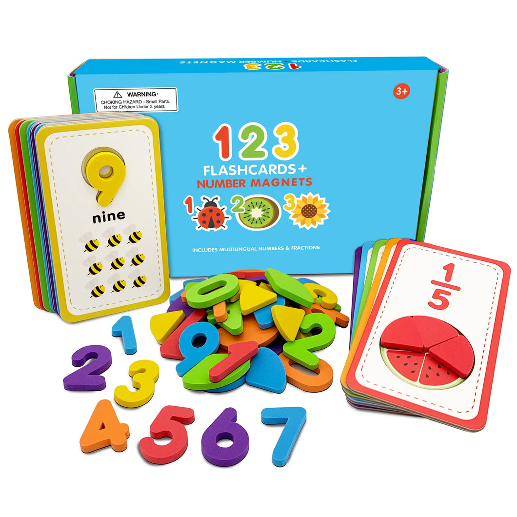 FLASHCARDS & 123 MAGNETIC NUMBERS