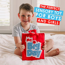 Load image into Gallery viewer, FABRIC ACTIVITY BOOK - MY BIG DAY - RED
