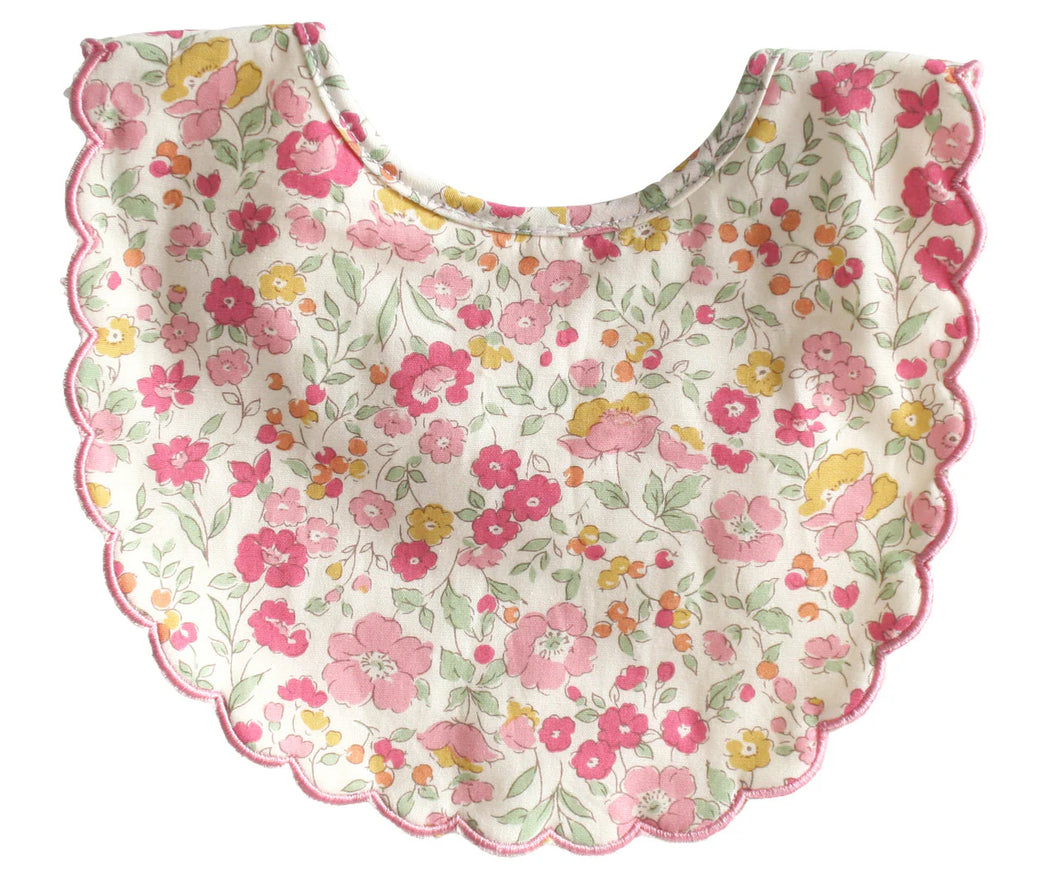 Scallop Bib Rose Garden | Alimrose