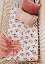 Load image into Gallery viewer, Rosebud | Fitted Cot Sheet
