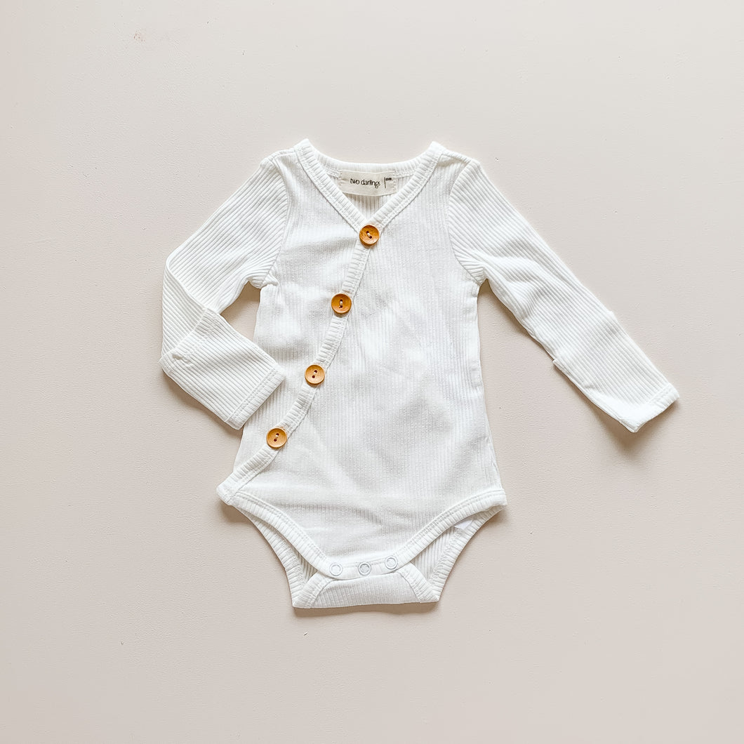 Milk Long Sleeve Bodysuit