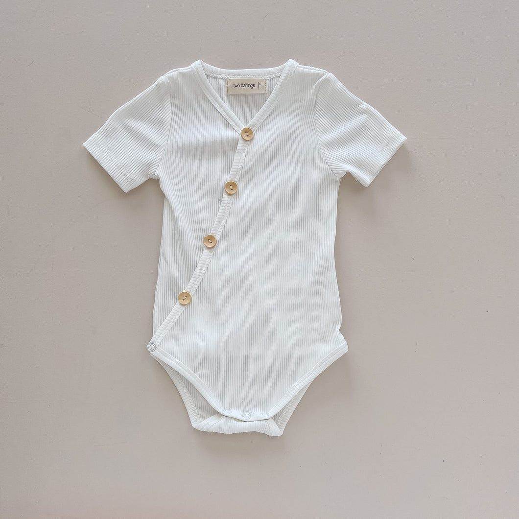 Short Sleeve Original Bodysuit | Milk