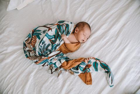 Wattle and Gum Swaddle