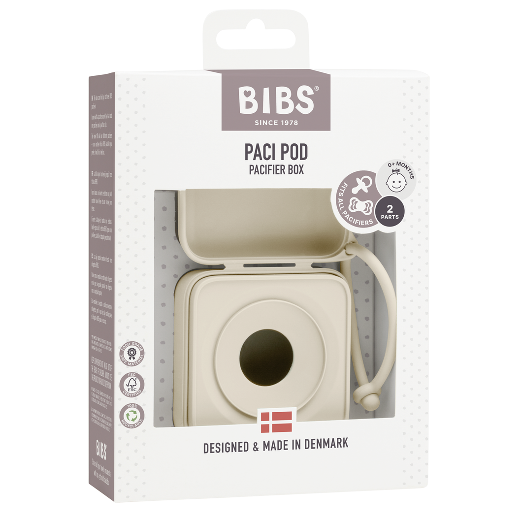 BIBS Pacifier Box Ivory