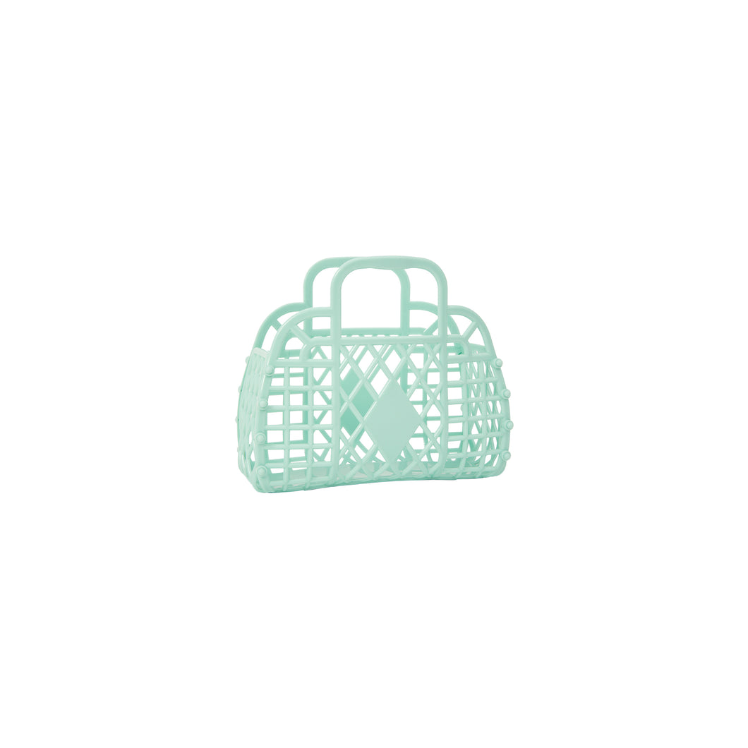 Sun Jellies Retro Basket Mini | Mint