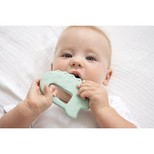 Load image into Gallery viewer, Tikiri | Rubber Crocodile Flat Teether
