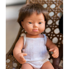 Load image into Gallery viewer, Miniland Doll | Anatomically Correct Baby Caucasian Boy with Down syndrome | 38 cm
