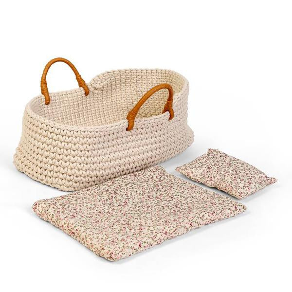 Astrup Doll Knitted Basket and Bedding Set