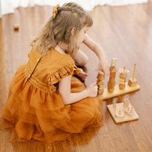 Load image into Gallery viewer, CARAMEL TULLE DRESS
