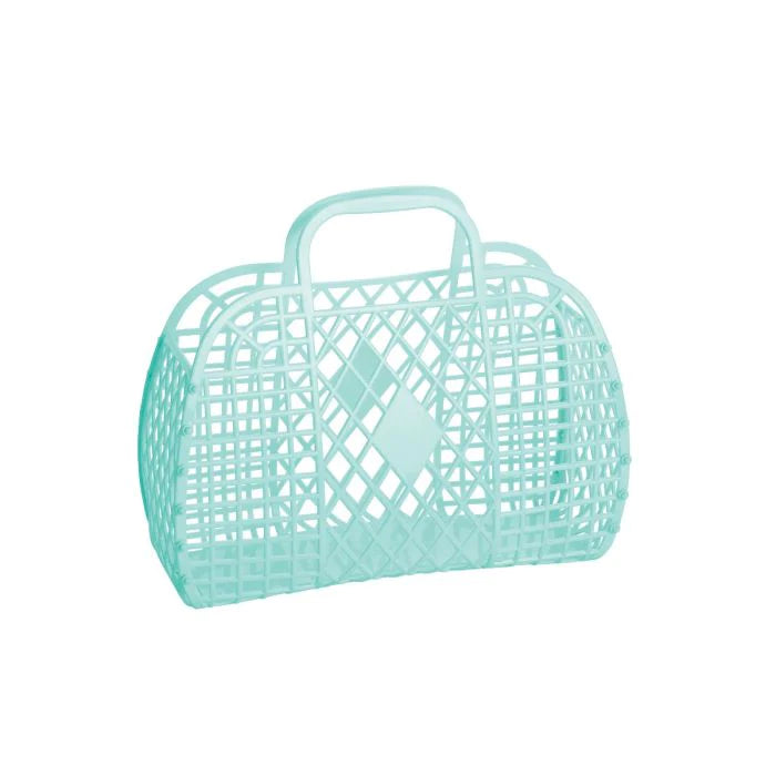 Sun Jellies Retro Basket Small | Mint