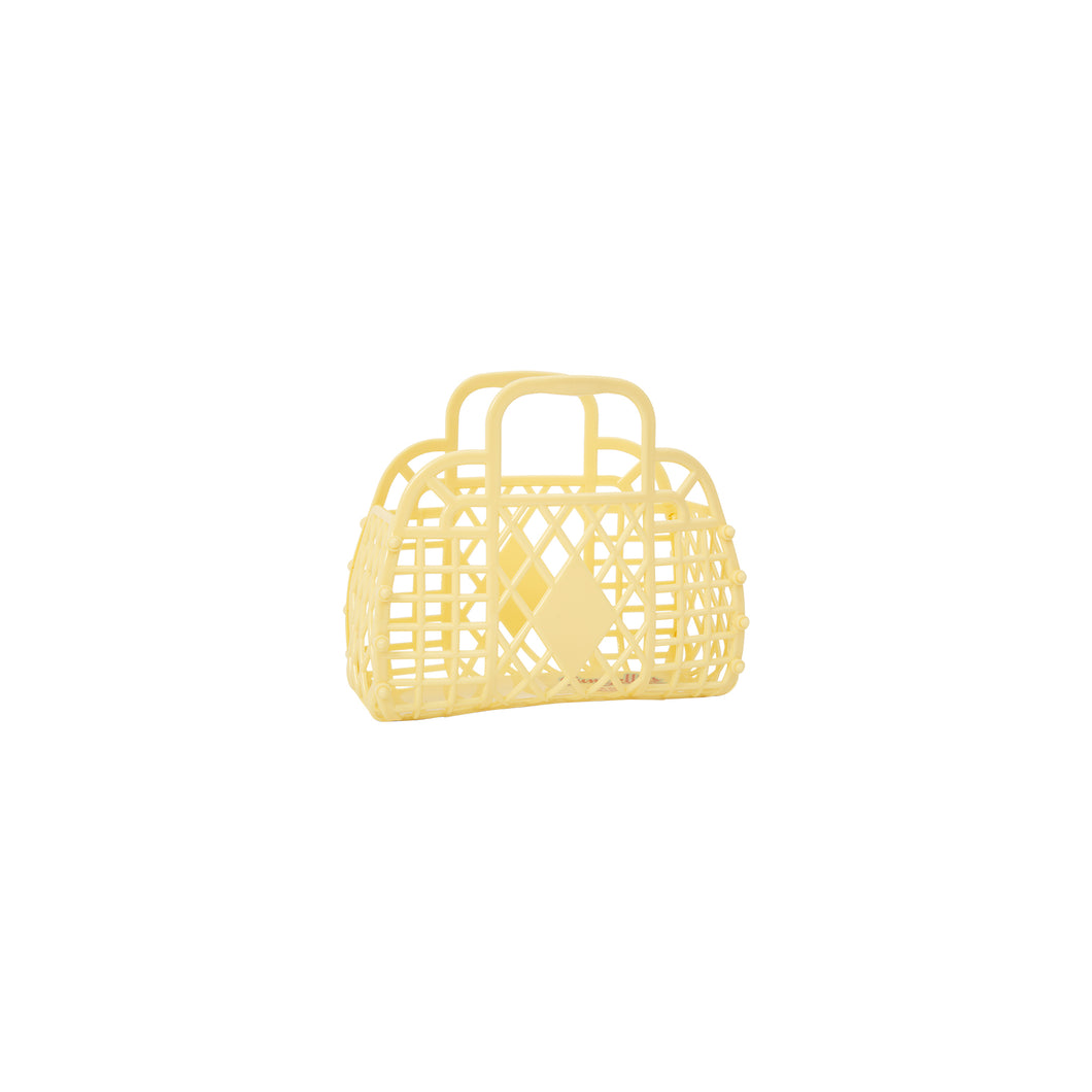 Sun Jellies Retro Basket Mini | Yellow