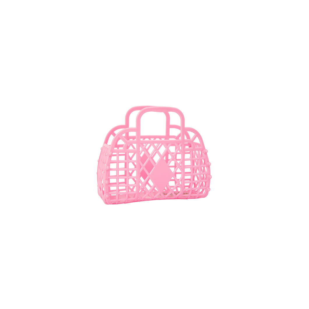 Sun Jellies Retro Basket Mini | Bubblegum