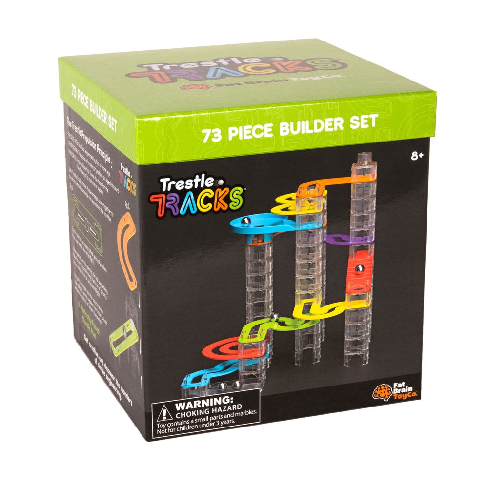 Fat Brain Toy | Trestle Tracks Builder Set