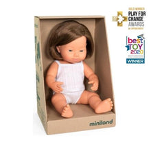 Load image into Gallery viewer, Miniland Doll | Anatomically Correct Baby Caucasian Girl with Down syndrome | 38 cm
