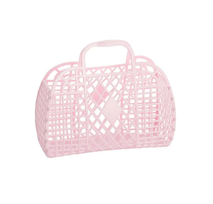 Sun Jellies Retro Basket Small | Pink