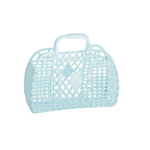 Sun Jellies Retro Basket Small | Blue