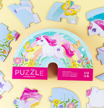 Load image into Gallery viewer, Mini Puzzle 12 pc | Sweet Unicorn
