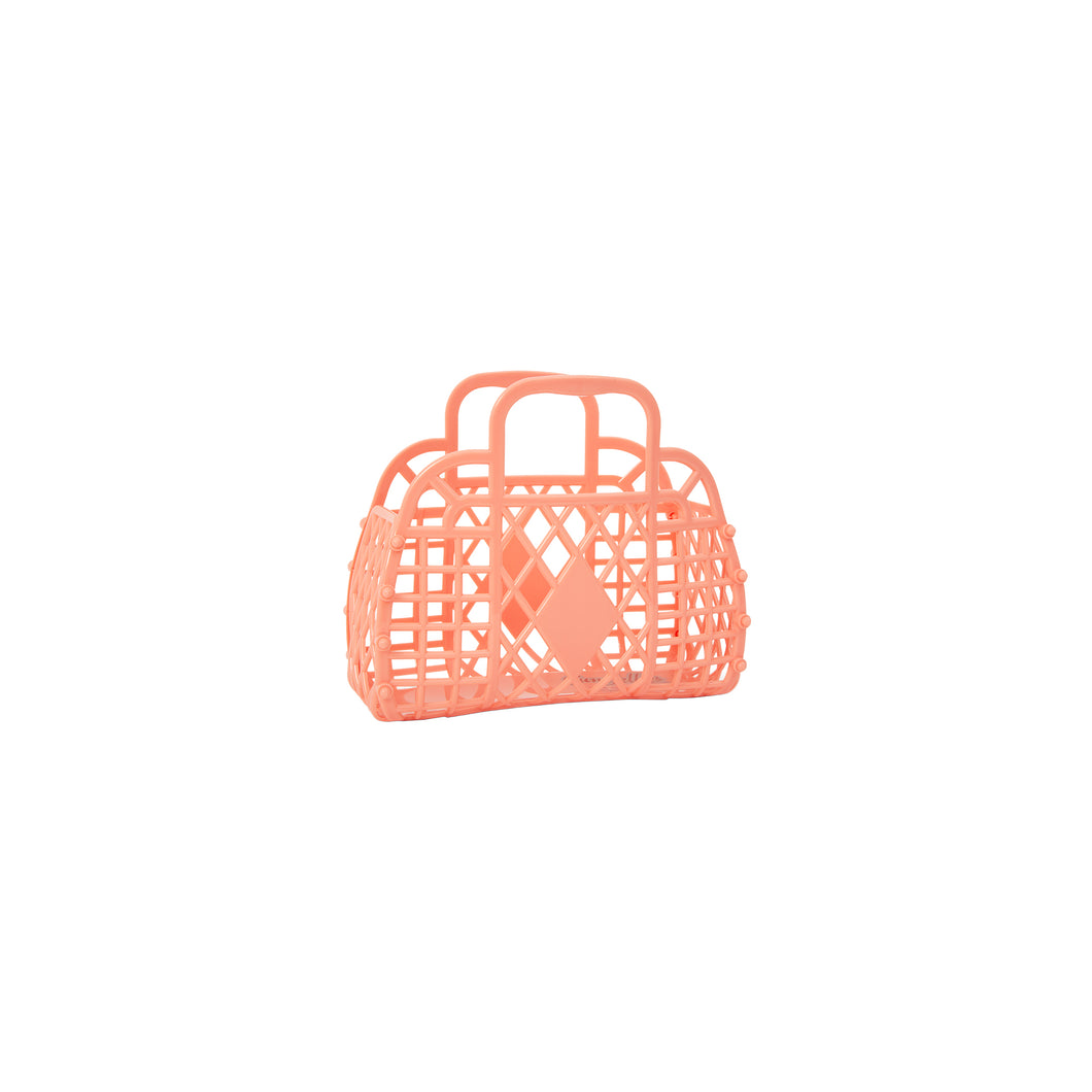 Sun Jellies Retro Basket Mini | Peach