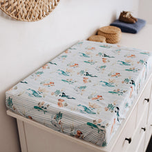 Load image into Gallery viewer, Whale Bassinet Sheet / Change Pad Cover
